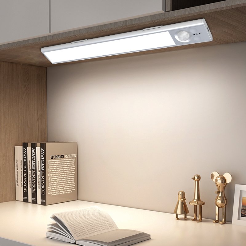 Smart Motion Sensor Cabinet LED Light - Magnetic Rechargeable Under Cabinet Lighting for Wardrobe & Kitchen