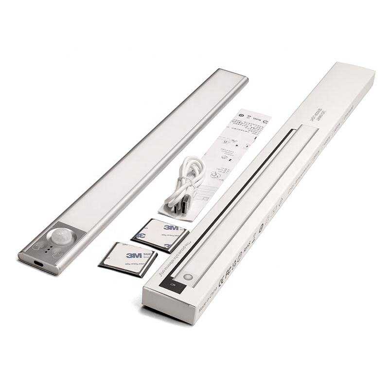 Smart Motion Sensor Cabinet LED Light - Magnetic Rechargeable Under Cabinet Lighting for Wardrobe & Kitchen