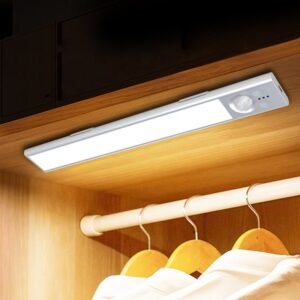 Smart Motion Sensor Cabinet LED Light - Magnetic Rechargeable Under Cabinet Lighting for Wardrobe & Kitchen