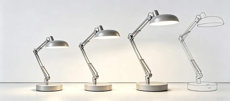 custom led desk lamp manufacturer-size