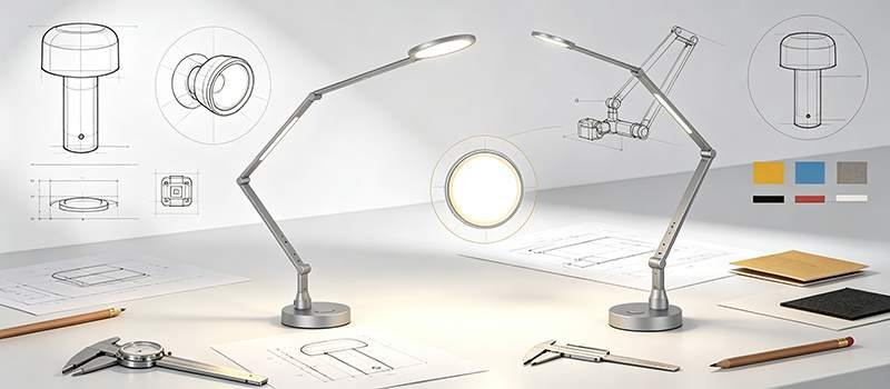 custom led desk lamp manufacturer