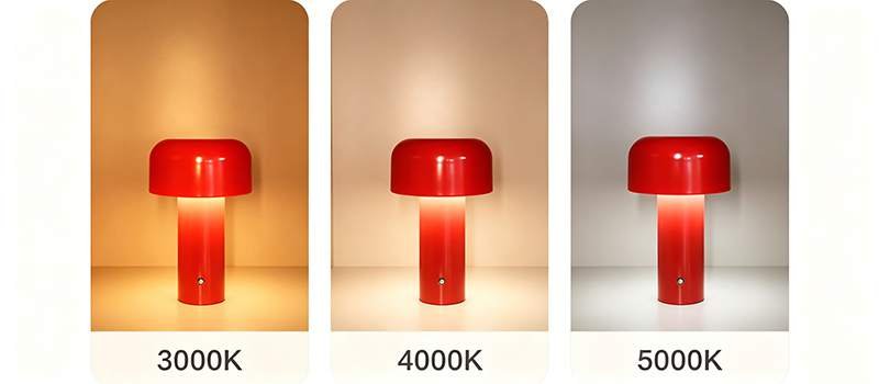 custom led table lamp - color temperature