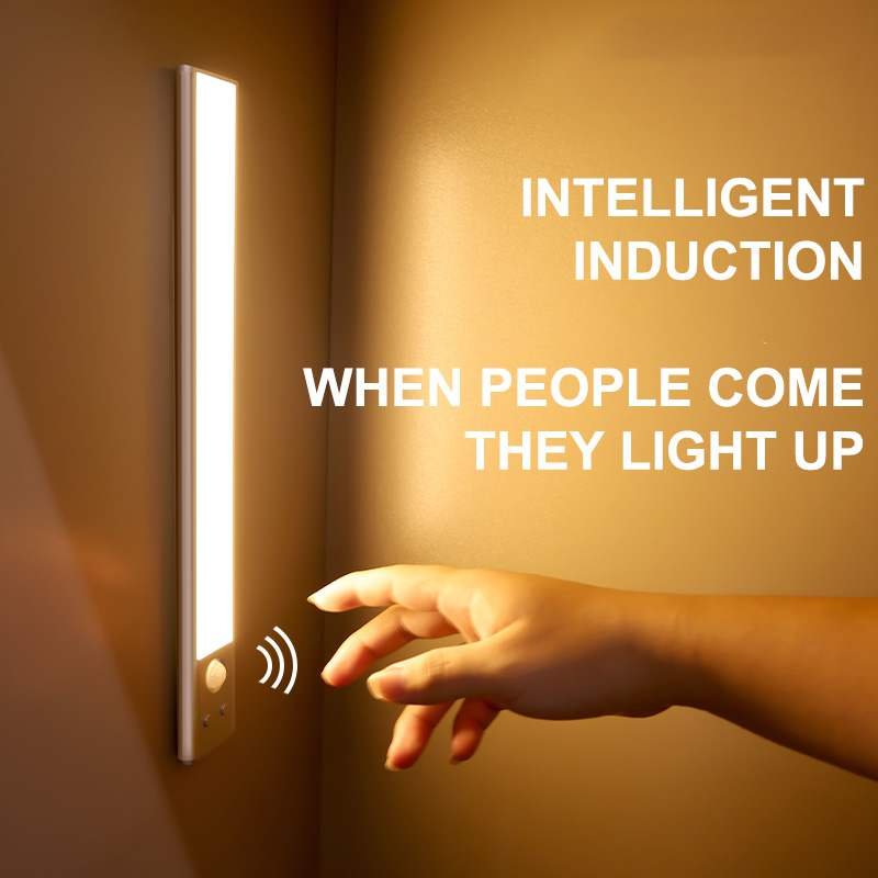 Punch-free Smart PIR Sensor Magnetic Rechargeable Led Lights