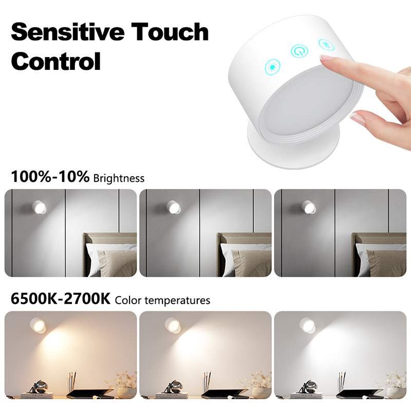 360° Rotatable Rechargeable LED Wall Light