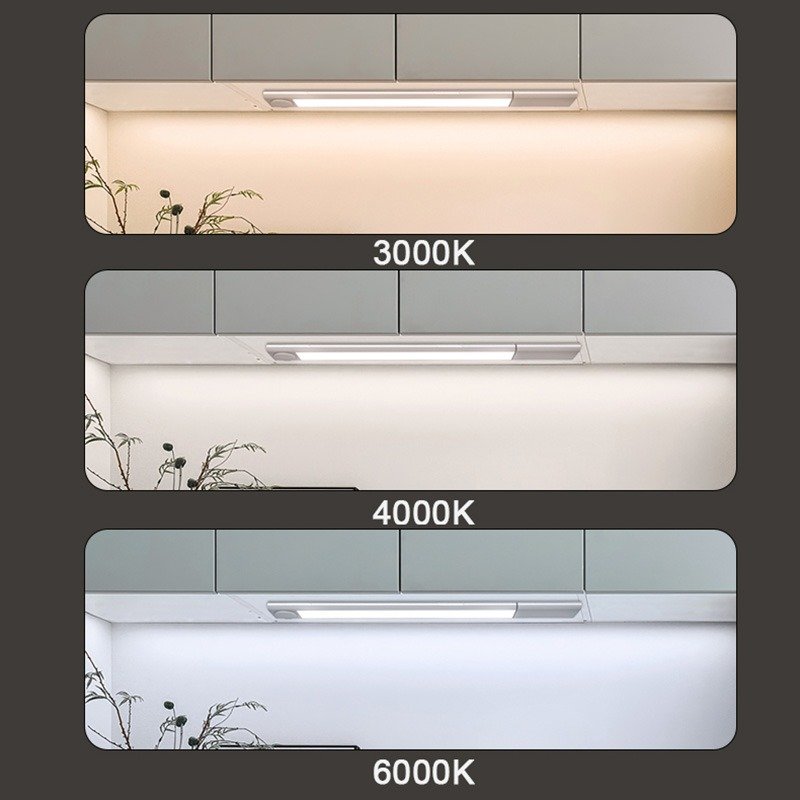 Battery Operated Under Cabinet LED Lights Microwave Motion Sensor