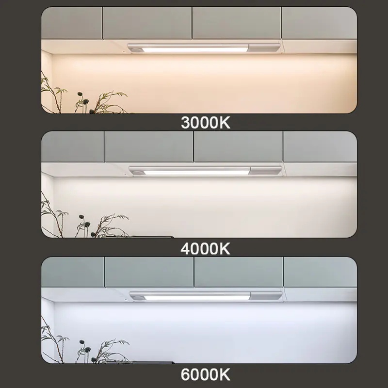 Battery Operated Under Cabinet LED Lights Microwave Motion Sensor