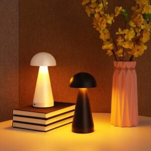 Cordless Mushroom LED Table Lamp