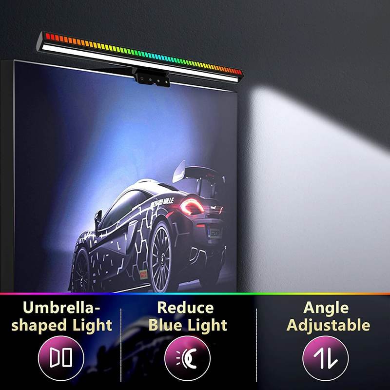 RGB Sound Reactive Monitor Light Bar
