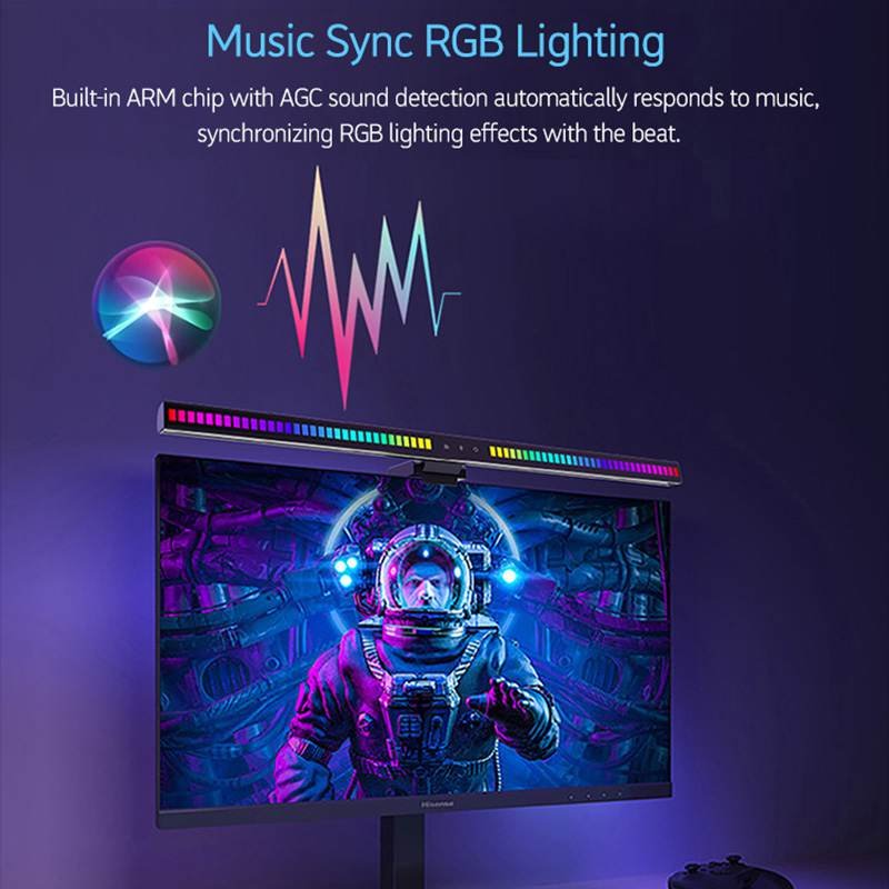 RGB Sound Reactive Monitor Light Bar