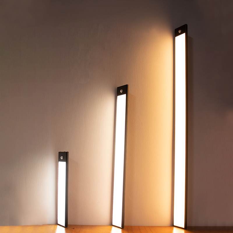 Battery Operated Under Cabinet LED Lights Walnut Wood Grain