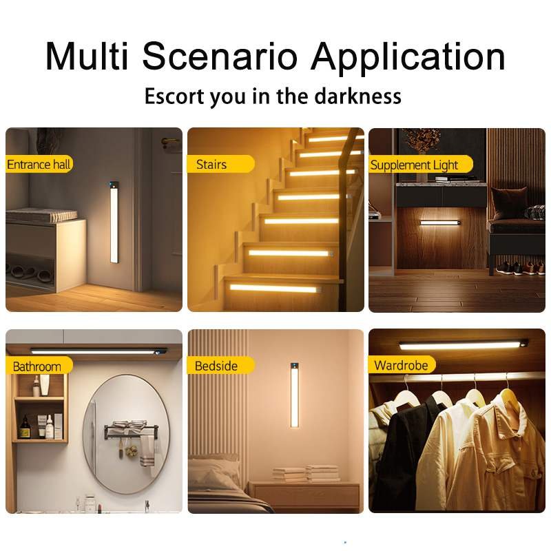 PIR Motion Sensor & Touch Control LED Under Cabinet Light