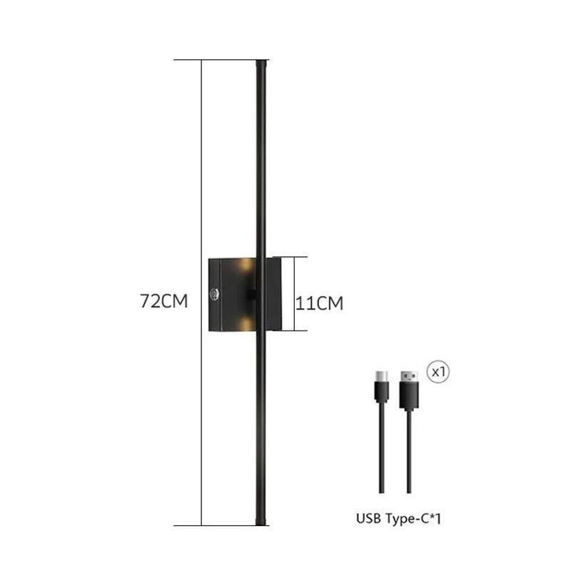 English Product Features 350° Full Rotation Design: 350° rotatable light bar, adjustable vertically, horizontally or diagonally for personalized light layout. Dual Touch & Remote Control: Physical touch switch on base; remote control supports CCT switching, brightness adjustment and timer function. 3 CCT & Multi-level Dimming: Switchable 3000K/4000K/6000K color temperature, brightness adjustable 20%-100% in levels. Two Installation Solutions: Screw hard mount + adhesive drill-free mount, fits walls, tiles and mirrors with no renovation damage. Bidirectional Grazing Soft Light: Double-sided up&down lighting, uniform anti-glare glow for comfortable ambient lighting. Durable Metal Structure: Anti-rust painted metal housing, scratch-resistant and colorfast for long service life. Wide Application: Perfect for bedroom, bathroom vanity, entryway, living room, hotel and homestay decoration lighting. Customization Available: Custom lamp size and shell color, OEM private labeling supported for bulk export orders.