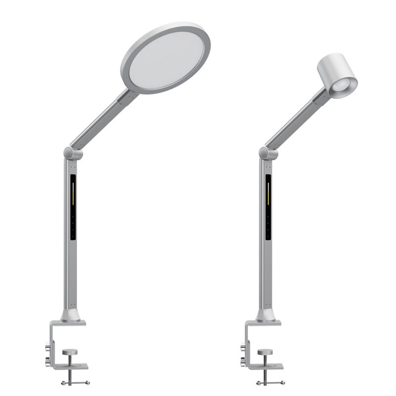 Adjustable Aluminum Swing Arm Clamp LED Desk Lamp