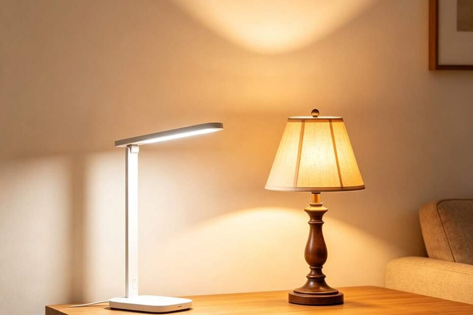 are led table lamp better than traditional table lamp