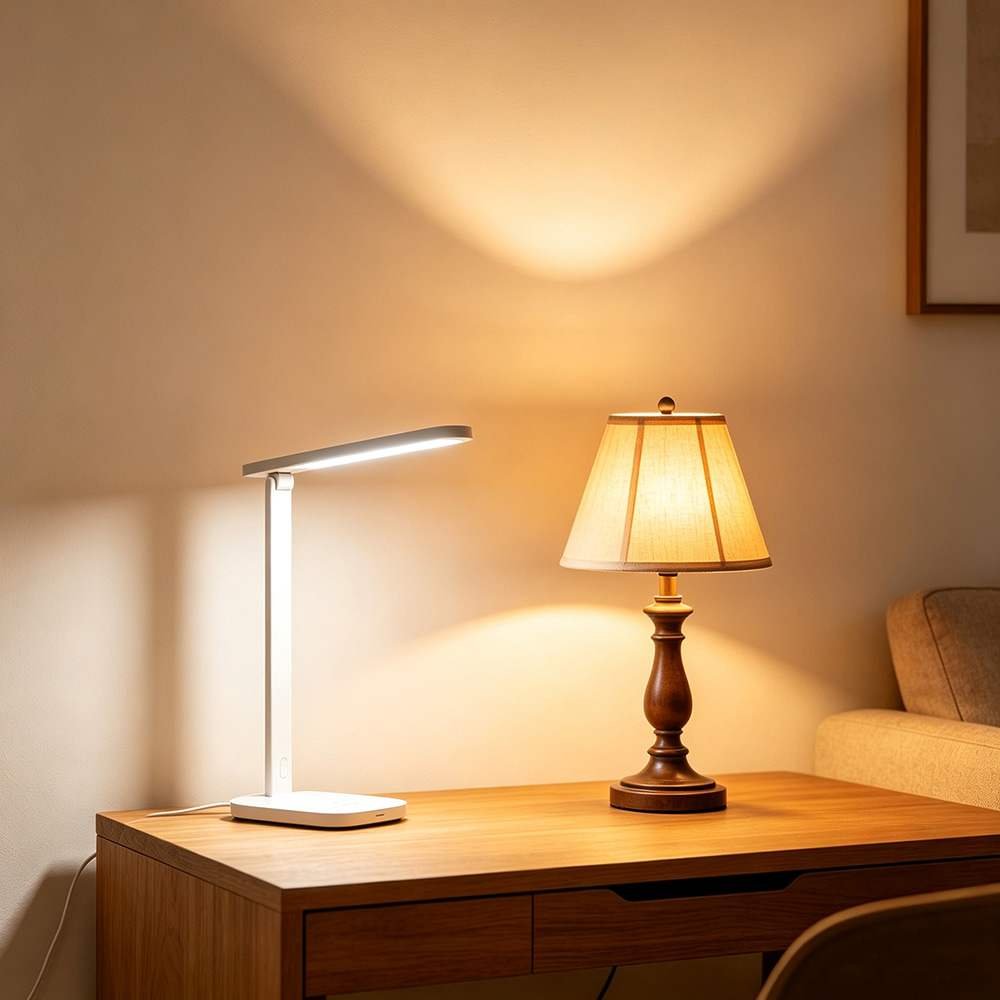 are led table lamp better than traditional table lamp