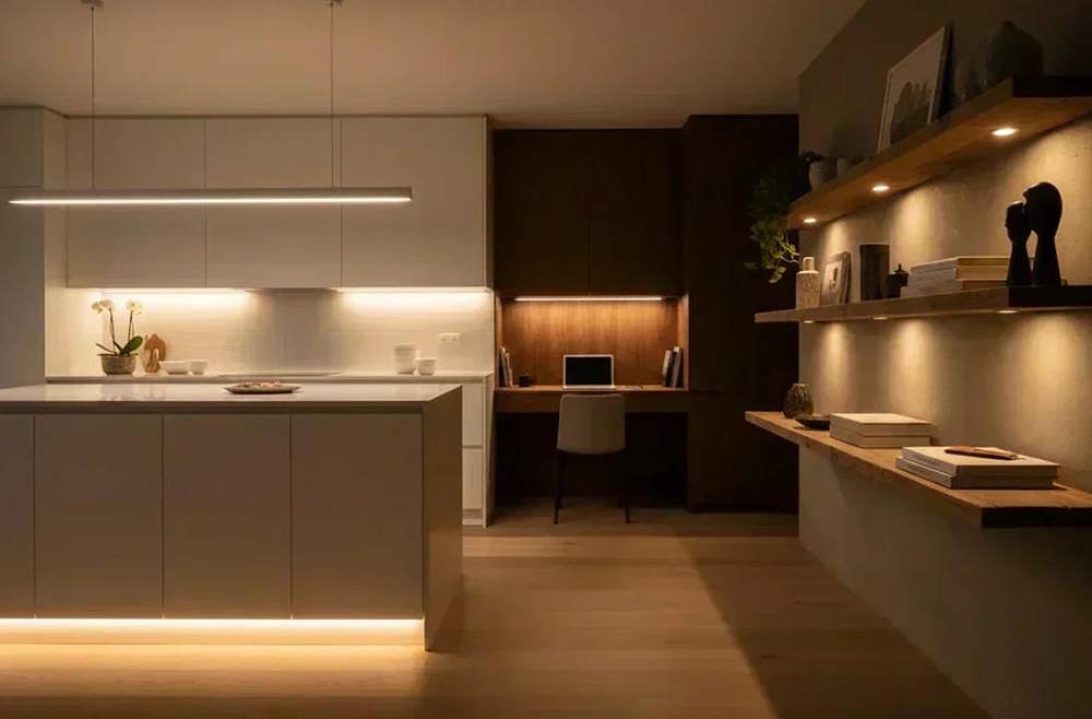 benefit of under cabinet lighting