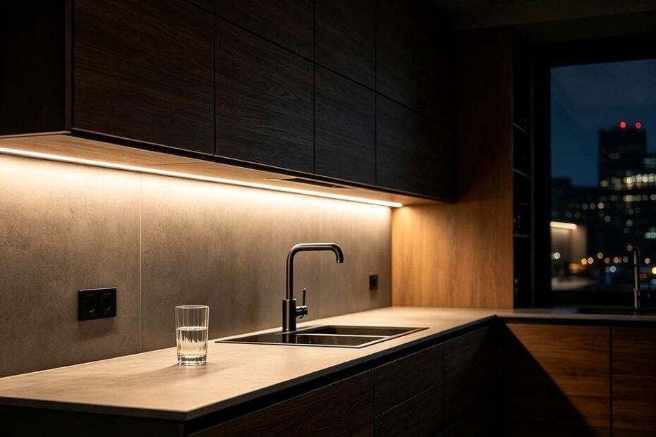 benefit of under cabinet lighting