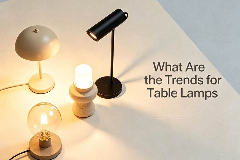 table lamp trends 2026