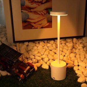 Wireless Rechargeable Metal Table Lamp