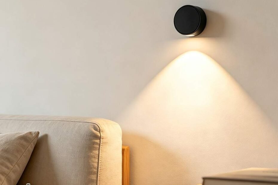battery led wall light