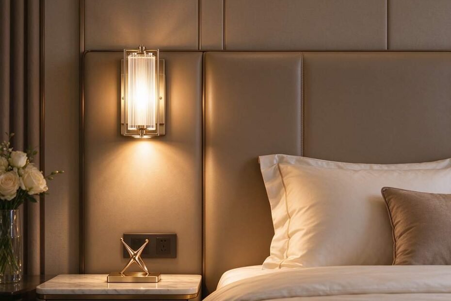 bedroom led wall light-cover