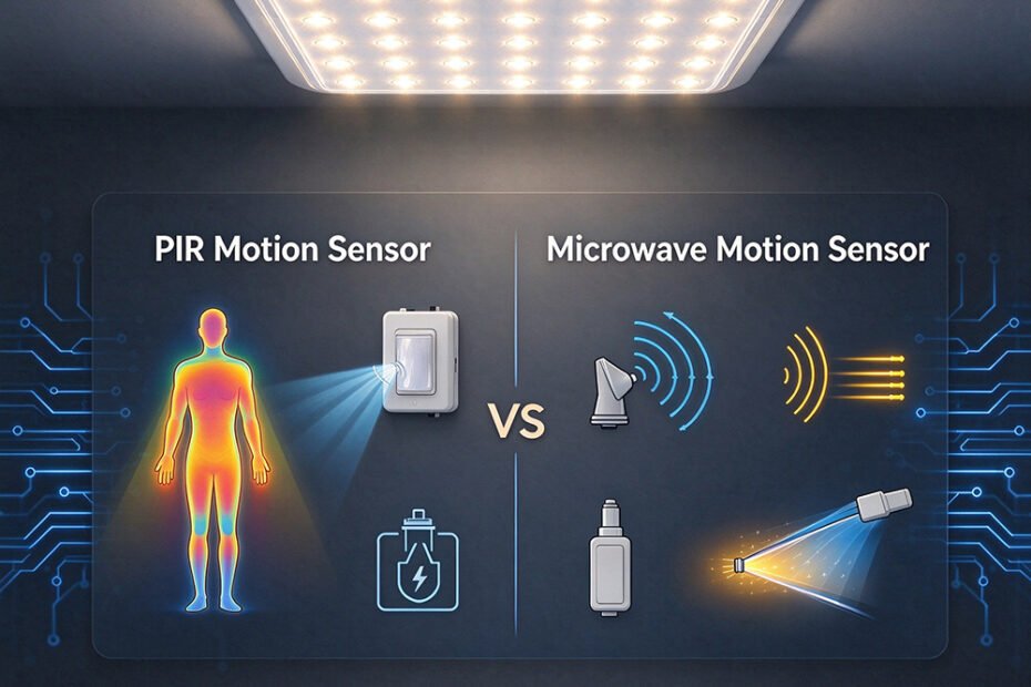 pir motion sensor vs microwave motion sensor
