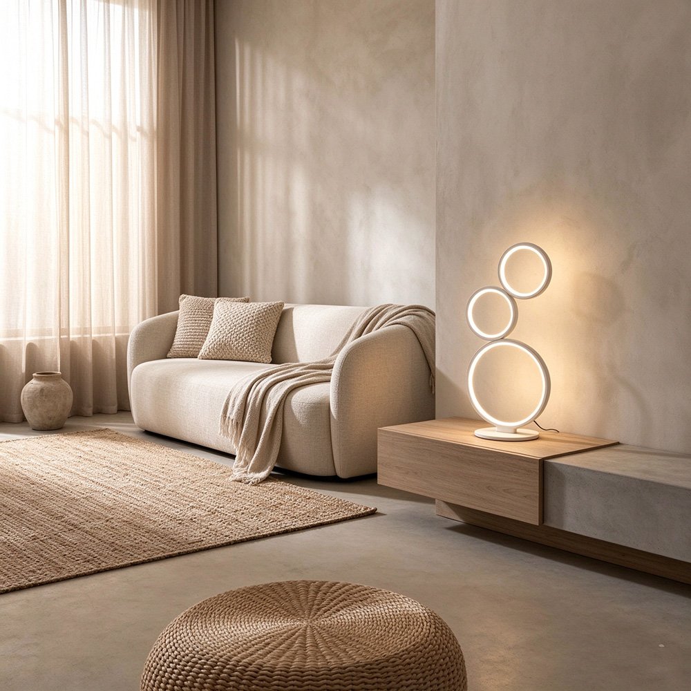rules for choosing led table lamp for living room-1
