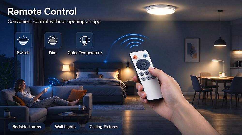 smart lighting control-remote control