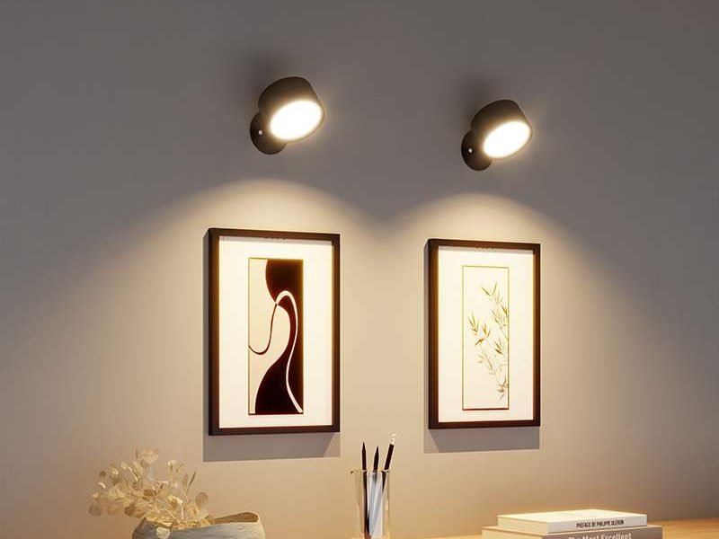 led light for wall art