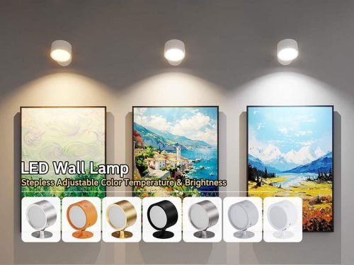 led light for wall art