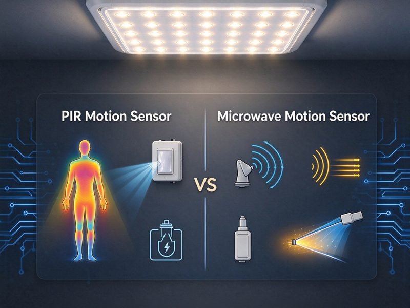 pir motion sensor vs microwave motion sensor