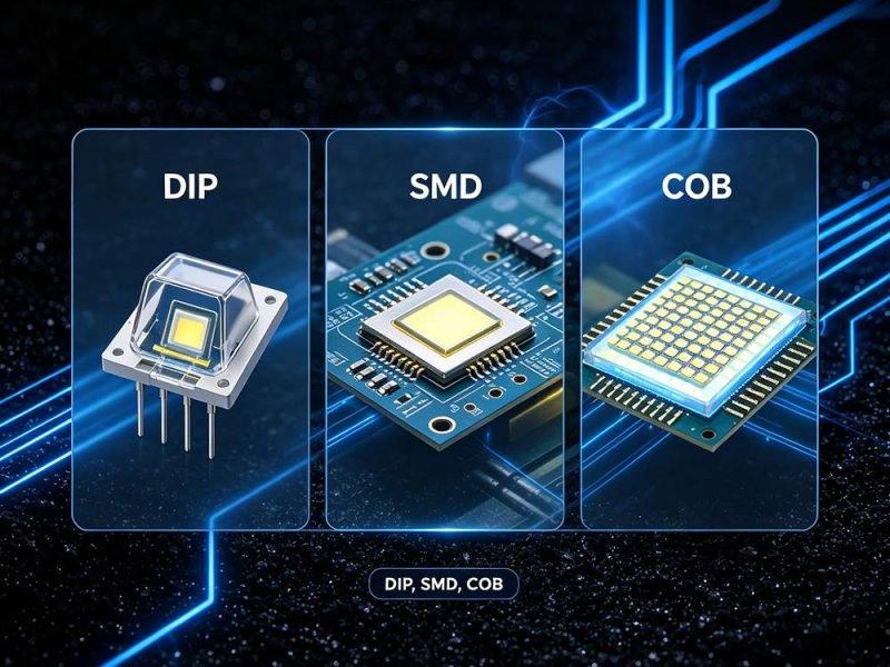 three type of led lights